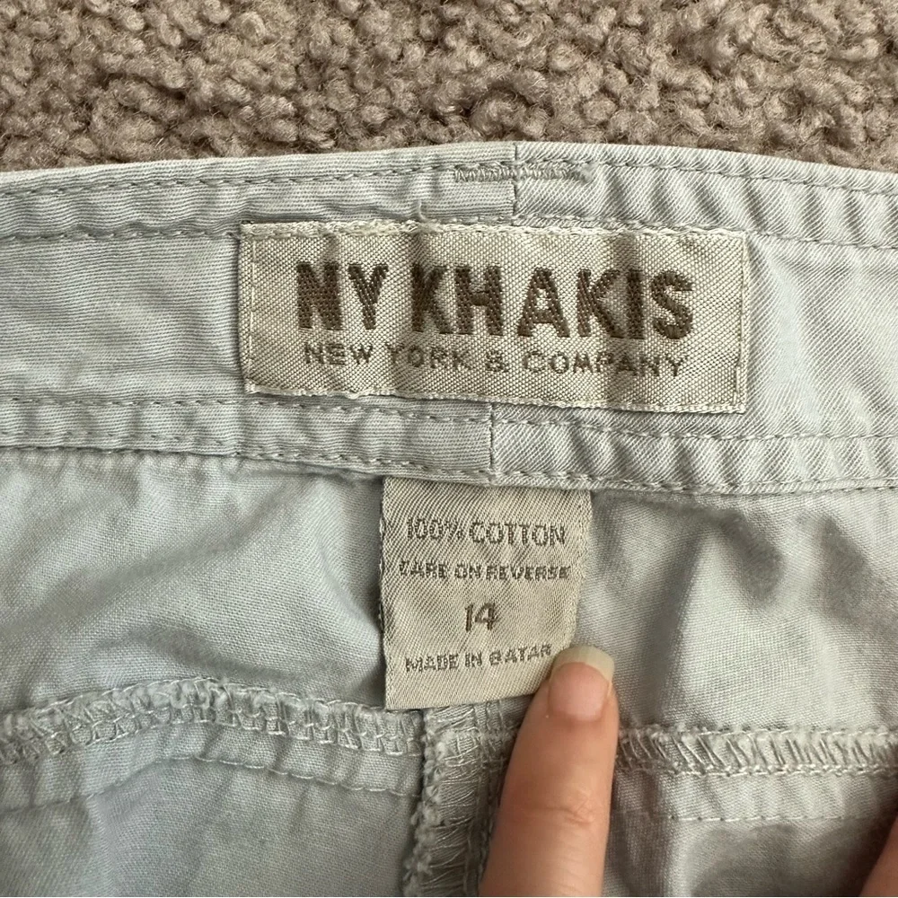 New York & Company Short Womens Size 14 My Khakis Cargo - Picture 4 of 11